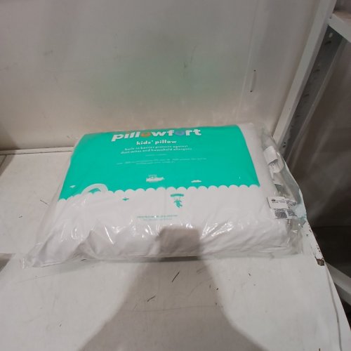 PILLOWFORT KIDS' HYPOALLERGENIC MACHINE WASHABLE BED PILLOW - 24" X 18" X 5" - WHITE image 2