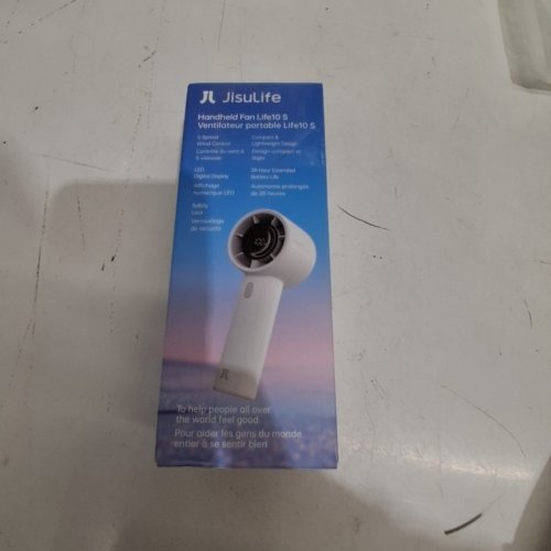 JISULIFE HANDHELD FAN - WHITE (MODEL: 6789239) image 5