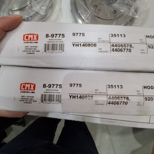2PK CMX REAR BRAKE DRUM FOR 2006 TO 2015 HONDA CIVIC MODELS - SILVER (MODEL: 8-9775) image 2