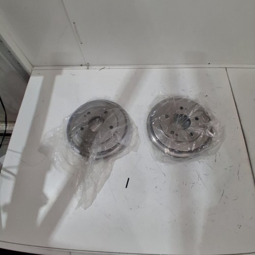 2PK CMX REAR BRAKE DRUM FOR 2006 TO 2015 HONDA CIVIC MODELS - SILVER (MODEL: 8-9775) image 3