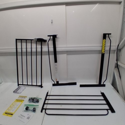 REGALO EASY STEP EXTRA WIDE SAFETY GATE - 29-49"X 30" - BLACK (MODEL:1164 EB DS) image 2