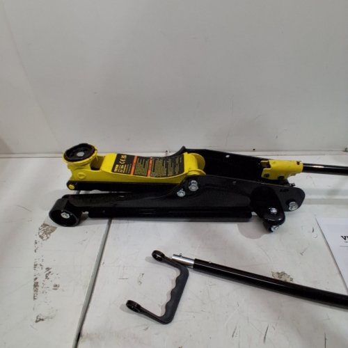 VEVOR HEAVY DUTY LOW PROFILE HYDRAULIC FLOOR JACK-2.5-TON, 3.2" HEIGHT LIFTING RANGE - YELLOW - (MODEL: WD-A-02250-A00-0) image 2