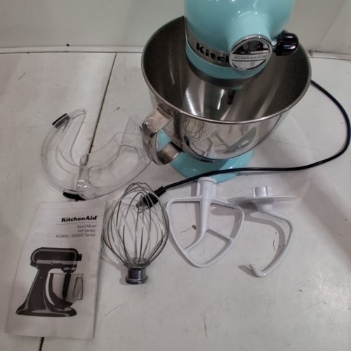 KITCHENAID ARTISAN® SERIES TILT-HEAD STAND MIXER WITH POURING SHIELD & MIXING ARMS - 5QT - ICE BLUE (KSM150PSIC) image 5