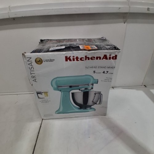 KITCHENAID ARTISAN® SERIES TILT-HEAD STAND MIXER WITH POURING SHIELD & MIXING ARMS - 5QT - ICE BLUE (KSM150PSIC) image 8