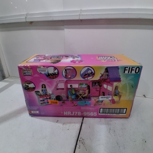 60+PC BARBIE DREAM CAMPER PLAYSET WITH ROOF TENT AND BBQ GRILL (MODEL: ‎HRJ78) image 4