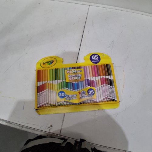 65PK CRAYOLA MEGA SET - 30 SUPER TIPS & 35 PIP SQUEAKS - MULTI-COLOURS (MODEL: 2427213) image 2