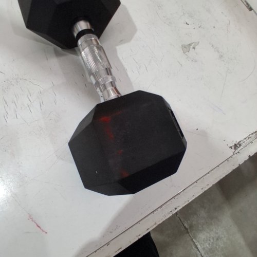 EVOKE 30LBS HEX DUMBELL - BLACK image 2