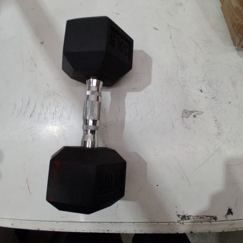EVOKE 30LBS HEX DUMBELL - BLACK image 4
