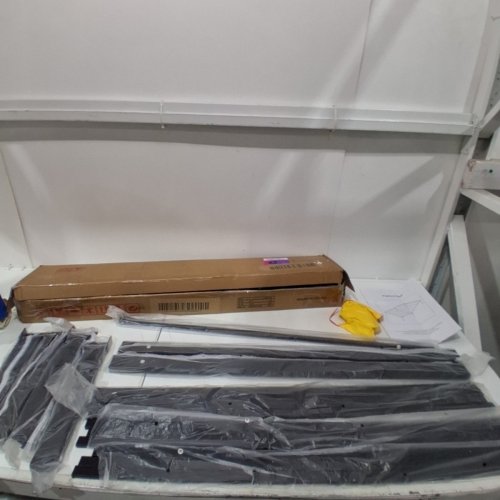 ZIMTOWN HEAVY DUTY METAL PLATFORM BED FRAME- 14" TWIN - BLACK - (MODEL: 1038568665637) image 2