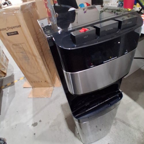 BOTTOM LOAD WATER DISPENSER - 110V, 640W - BLACK (MODEL: HSM-319) image 3