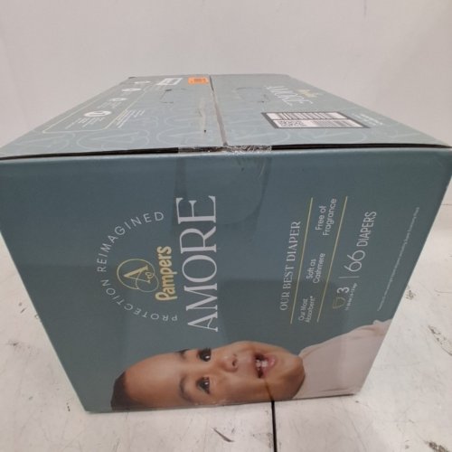 66PK PAMPERS AMORE DIAPERS - SIZE 3 - WHITE image 3