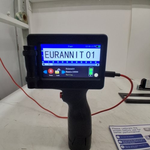 EURANNIT HANDHELD INKJET PRINTER WITH BLACK INK CARTRIDGE - BLACK (MODEL: E15-1) image 3