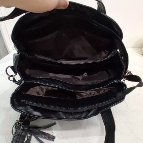 MEITIANFACAI LARGE CAPACITY SOFT LEATHER CROSSBODY PURSE BAG - BLACK image 4