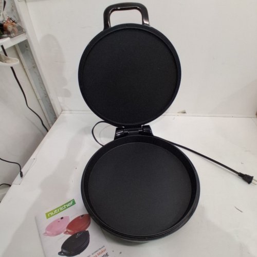NUTRICHEF NON-STICK ELECTRIC MULTIPURPOSE PIZZA COOKER - 12" /1500W - BLACK (MODEL: ‎NCSW837BLACK) image 5