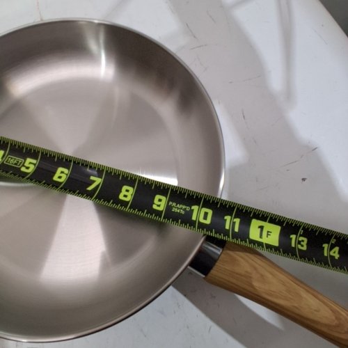 KOCHSYSTEME CS STAINLESS STEEL FRYING PAN - 10" - STAINLESS STEEL (ITEM: 100575) image 5