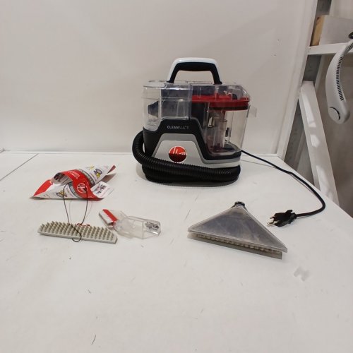 HOOVER CLEANSLATE PORTABLE CARPET & UPHOLSTERY SPOT CLEANER & STAIN REMOVER - 40OZ DUAL TANKS - RED/GREY (MODEL: FH14001VCD) image 3