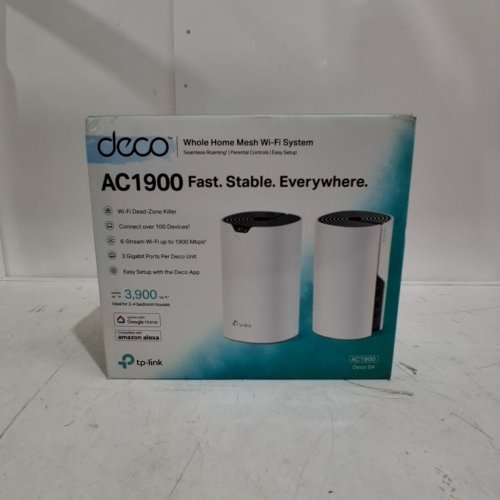 2PK TP-LINK DECO S4 DUAL-BAND HOME MESH WI-FI SYSTEM - 3,900SQ.FT - (MODEL:AC1900) image 3