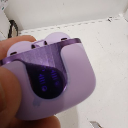 WIRELESS BLUETOOTH EARBUDS - IN EAR HEADPHONES WITH 40HRS PLAYTIME, 4 ENC MICS, IPX7 WATERPROOF, LED DISPLAY, USB-C - PURPLE (MODEL: S47) image 2