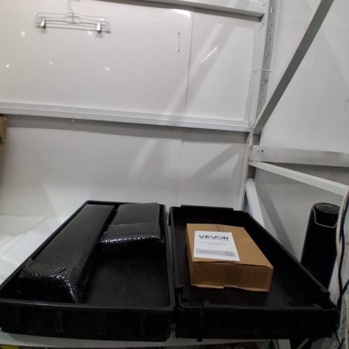 VEVOR UTILITY SERVICE CART - 2 SHELF - 550 LBS CAP - BLACK (MODEL: JY-BS) image 2