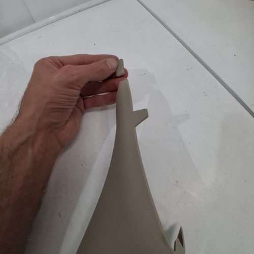 A-PREMIUM FRONT LEFT DRIVER SIDE A-PILLAR INTERIOR TRIM HANDLE REPLACEMENT FOR CHEVROLET SILVERADO 1500 (2014-2018), GMC SIERRA 1500 (2014-2018) - TAN (MODEL: APT85089-C) image 5