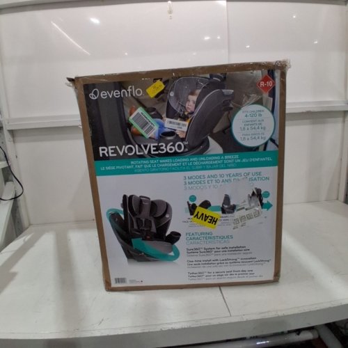 EVENFLO REVOLVE360 ALL-IN-ONE CONVERTIBLE CAR SEAT AMHERST (MODEL:CS360112405C) image 7