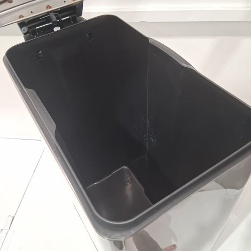 EKO HUDSON SLIM SERIES STEP BIN TRASH & WASTE CAN WITH SLOW CLOSE - 50L- STAINLESS STEEL (MODEL: EK9167-50L) image 3
