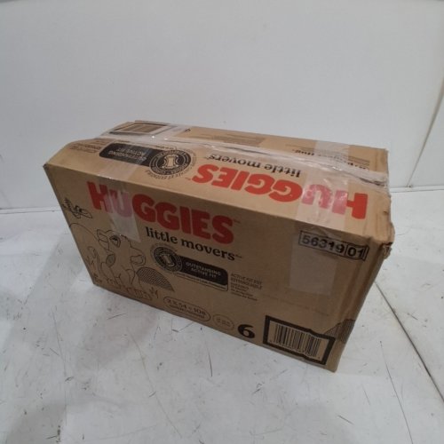 108PK HUGGIES LITTLE MOVERS DIAPERS - SIZE 6 image 3