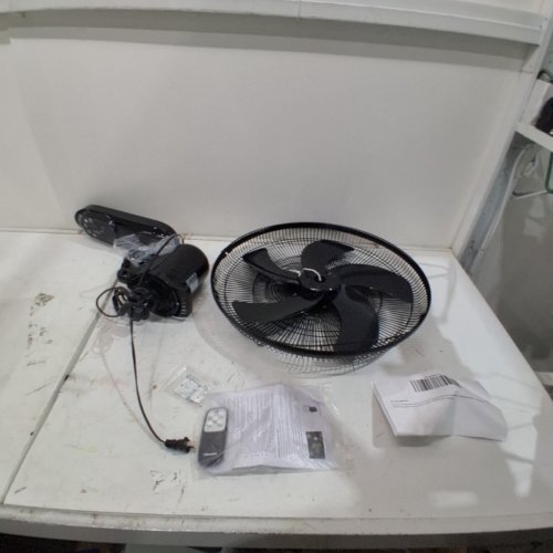 FANSPEX WALL MOUNTED WORKSHOP FAN - 18" - BLACK - (MODEL: FS-F18-W) image 3