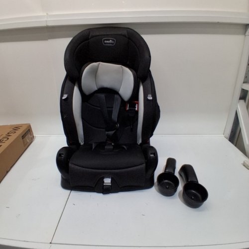 EVENFLO CHASE PLUS 2-IN-1 BOOSTER CAR SEAT FOR KIDS, 5-POINT HARNESS CONVERTS TO HIGH BACK BOOSTER - HURON/BLACK/GREY (MODEL: 30712344C) image 3