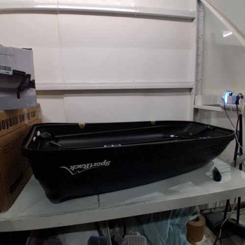 SPORTRACK VISTA RECTANGLE-SHAPED ROOF TOP CARGO BOX - EXTRA LARGE 63" X 38" X 19" - BLACK image 3