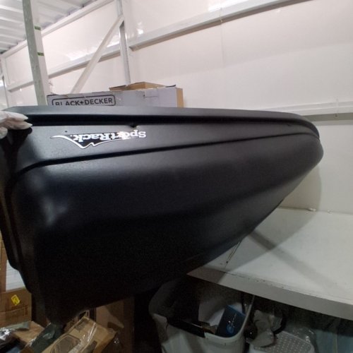 SPORTRACK VISTA RECTANGLE-SHAPED ROOF TOP CARGO BOX - EXTRA LARGE 63" X 38" X 19" - BLACK image 6