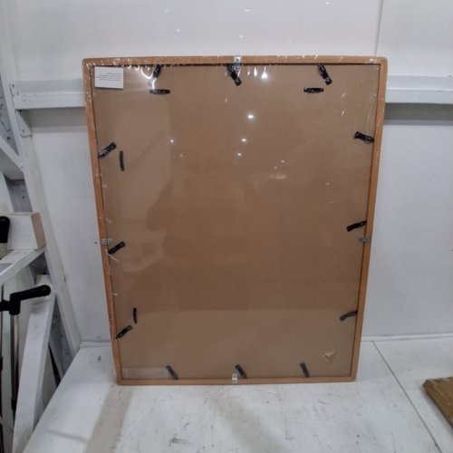 FLYJOE SOLID WOOD POSTER/PICTURE FRAME WITH MAT - 24" X 30", MATTED TO 18" X 24" - HONEY image 5