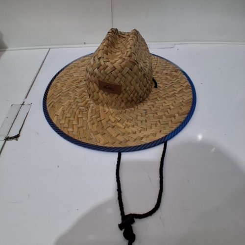 MEN'S QUIKSILVER WIDE BRIM OUTDOOR STRAW HAT - LARGE / XL - MONACO BLUE image 3