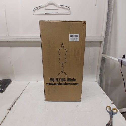 MEETINGHOME DRESS FORM MANNEQUIN - 49.6" TO 63.4" - WHITE (MODEL: MQ-FL2104-WHITE) image 4