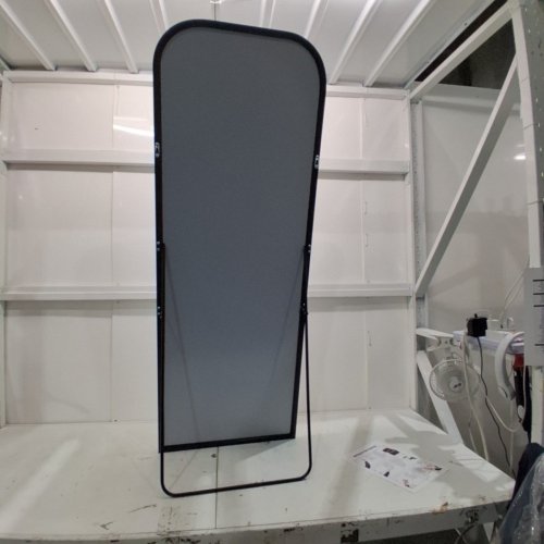 FORBATH ARCHED FULL BODY LENGTH MIRROR, BLACK FLOOR LENGTH MIRROR - 56" X 20" - BLACK image 4