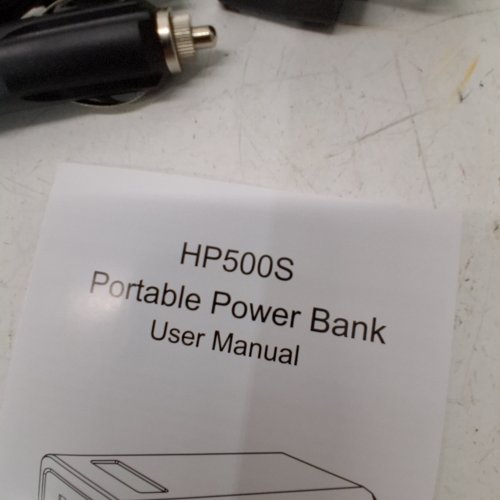 PORTABLE POWER BANK - 24000MAH - 110V - BLUE (MODEL: HP500S) image 2
