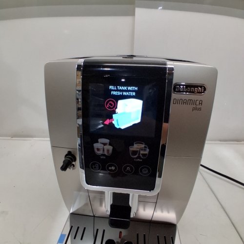 DE'LONGHI DINAMICA PLUS FULLY AUTOMATIC ESPRESSO MACHINE WITH 24+ RECIPES, BUILT IN GRINDER & AUTOMATIC MILK STEAM WAND WITH 3 FROTHER MODES - 1250W - SILVER/BLACK (MODEL: ECAM38085SB) image 4