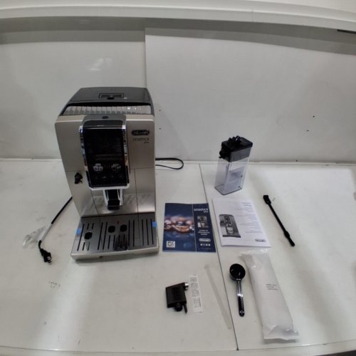DE'LONGHI DINAMICA PLUS FULLY AUTOMATIC ESPRESSO MACHINE WITH 24+ RECIPES, BUILT IN GRINDER & AUTOMATIC MILK STEAM WAND WITH 3 FROTHER MODES - 1250W - SILVER/BLACK (MODEL: ECAM38085SB) image 13