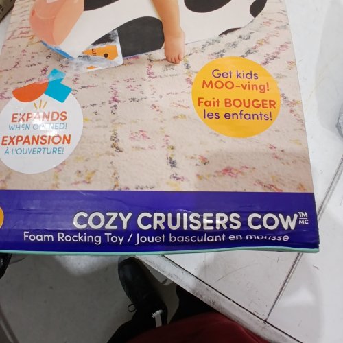 BATTAT COZY CRUISERS COW FOAM RIDE-ON TOY image 2