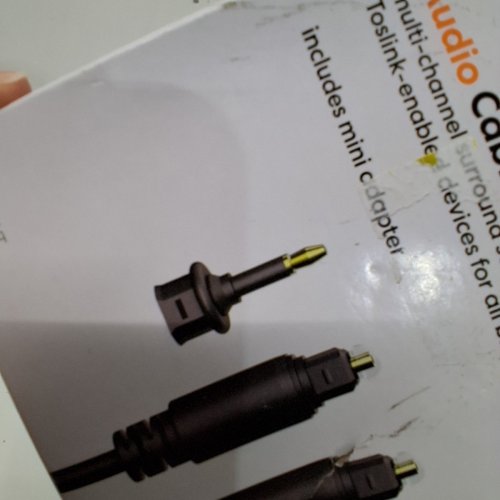 DEALWORTHY DIGITAL OPTICAL AUDIO CABLE - 10FT - BLACK image 6