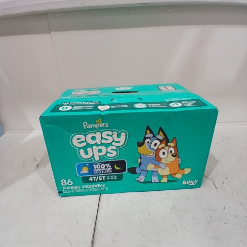86PK PAMPERS TODDLER TRAINING UNDERWEAR EASY UPS DIAPERS TRAINING PANTS - BLUEY - SIZE 4T/5T image 3