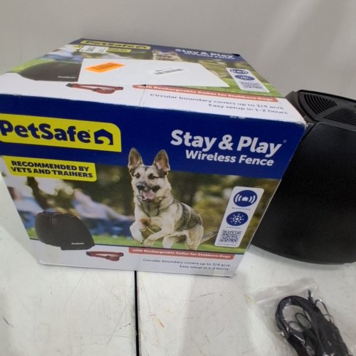 PETSAFE STAY + PLAY WIRELESS FENCE, COVERS UP TO 3/4 ACRE, FOR DOGS AND CATS OVER 2.3 KG, WATERPROOF AND RECHARGEABLE, WITH TONE AND STATIC STIMULATION (PIF00-13663) image 5