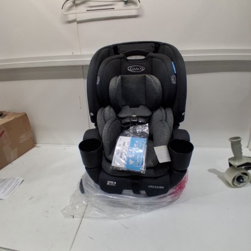 GRACO 4EVER DLX GRAD 5-IN-1 CAR SEAT - 120LB MAX - HARRISON FASHION BLACK/GREY (MODEL: 2217079) image 3