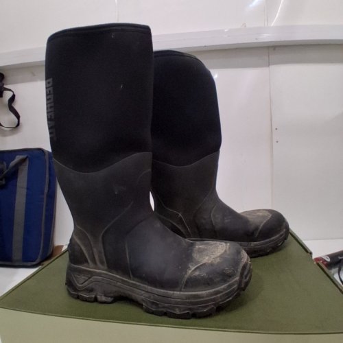MENS REDHEAD OUTDOOT 2.0 RUBBER BOOT - SIZE 12 - BLACK (STYLE:4276905) image 3
