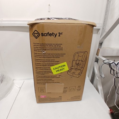 SAFETY 1ST 3-IN-1 HARNESS BOOSTER CAR SEAT - 100LB MAX - BLACK (MODEL: 22276CHHR) image 5
