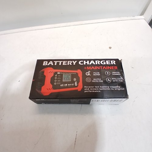 COREBOX SMART BATTERY CHARGER AND MAINTAINER - 12 V 6A - RED AND BLACK (MODEL: 6A-R) image 4