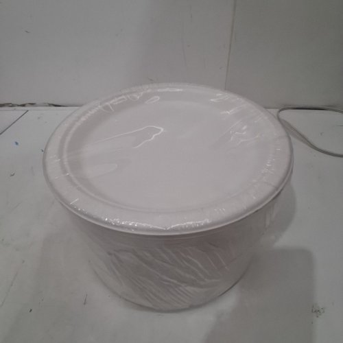 150PK DISPOSABLE PAPER PLATES - 9" - WHITE image 3