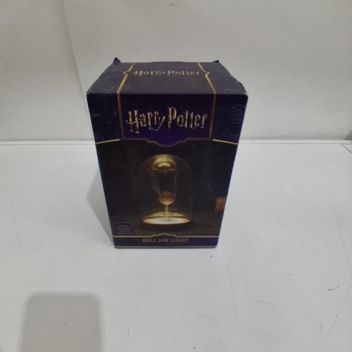HARRY POTTER GOLDEN SNITCH BELL JAR LIGHT - BLACK / GOLD image 2
