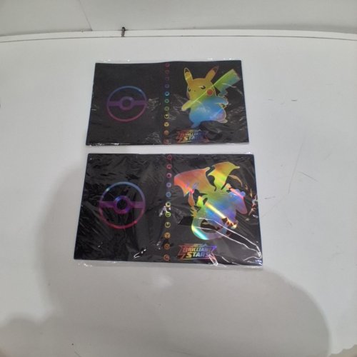 2PK POKÉMON TRADING CARD BINDERS - 240 CARDS EACH - BLACK image 2