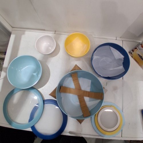 10PC PANDEX MELAMINE BRPA-FREE MIXING BOWL SET WITH LIDS - ASSORTED COLORS (MODEL: 1901780) image 3
